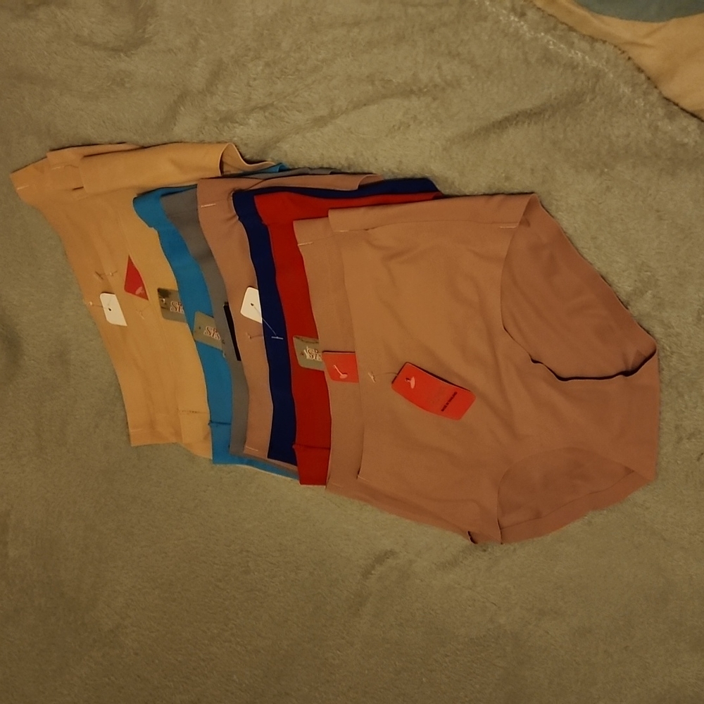 6 for $25  New Bodyfit hipsters Panties...fits small w/ tag from Thailand..